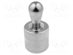 Side thrust pin; Øout: 10mm; Overall len: 17.7mm; Tip mat: steel