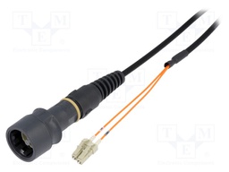 Connector: fiber optic; patchcord; PIN: 2; multi mode duplex (MM)