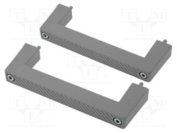 Handle for 3U front panel; Series: 180; Colour: grey