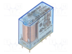 Relay: electromagnetic; DPDT; Ucoil: 24VDC; 16A/250VAC; 16A/30VDC