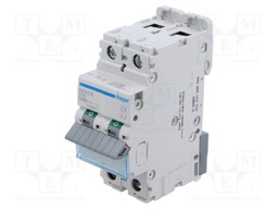 Circuit breaker; 230/400VAC; Inom: 16A; Poles: 2; DIN; Charact: D