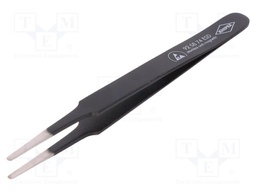 Tweezers; 120mm; for precision works; Blades: straight,narrowed