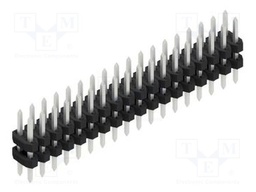 Connector: pin strips; pin header; male; PIN: 36; 2mm; THT; 2x18