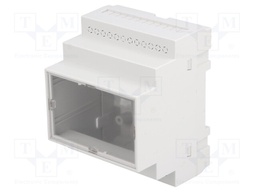 Enclosure: for DIN rail mounting; Y: 90mm; X: 70mm; Z: 65mm; ABS