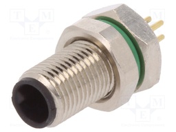 Connector: M5; socket; male; THT; PIN: 3; IP67; 60V; 1A