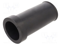 Grommet; caoutchouc; L: 100mm; -20÷80°C; Øcable: 38mm; black