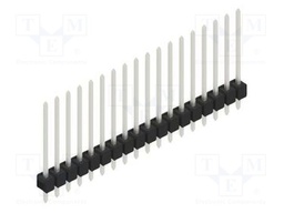 Connector: pin strips; pin header; male; PIN: 18; 2.54mm; THT; 1x18