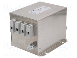 Filter: anti-interference; three-phase; 530VAC; 64A; Ir: 11mA; 18W
