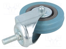 Transport wheel; Ø: 100mm; W: 25mm; H: 130mm; torsional,with lever