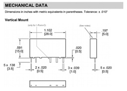 Relay: electromagnetic; SPST-NO; Ucoil: 5VDC; 8A/277VAC; 6A/30VDC