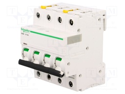 Circuit breaker; 400VAC; Inom: 10A; Poles: 4; DIN; Charact: B; 6kA