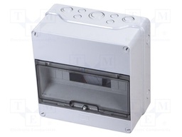 Enclosure: for modular components; IP55; wall mount; white; 40 CD