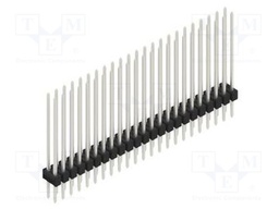 Connector: pin strips; pin header; male; PIN: 46; 2.54mm; THT; 2x23