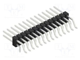 Connector: pin strips; pin header; male; PIN: 28; 2.54mm; SMT,THT