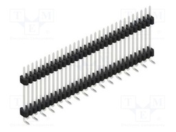 Connector: pin strips; pin header; male; PIN: 31; 1.27mm; SMT; 1x31