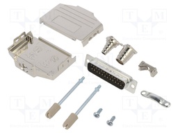 D-Sub; PIN: 25; male; shielded,metalized; straight; soldering