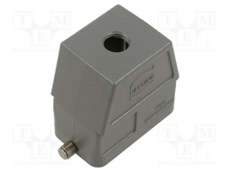 Enclosure for connectors: HDC; size 10B; for cable; Han® B; IP65