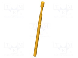 Test needle; Operational spring compression: 4mm; 5A; Ø: 2mm; 0.8N