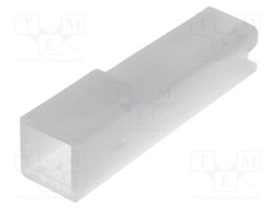 Terminals cover; female; for push-on 2,8mm connectors; ways: 1