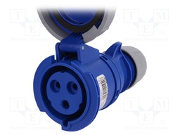 Connector: AC supply; socket; female; 32A; 230VAC; IEC 60309; IP67