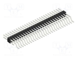 Connector: pin strips; pin header; male; PIN: 54; 1.27mm; SMT; 2x27