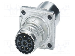 Connector: M17; socket; ST; male; PIN: 8; 630V; 14A; shielded; IP67