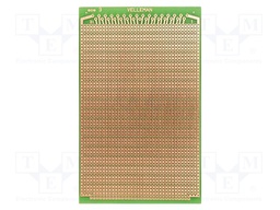 Board: universal; eurocard,single sided,prototyping; W: 100mm