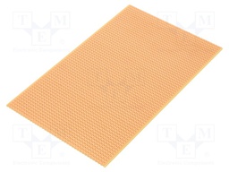 Board: universal; single sided,prototyping; W: 160mm; L: 100mm