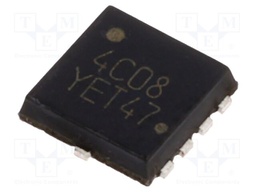 Transistor: N-MOSFET; unipolar; 30V; 52A; Idm: 144A; 25.5W; WDFN8