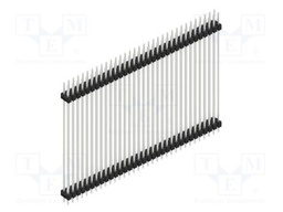 Connector: pin strips; pin header; male; PIN: 66; 2.54mm; THT; 2x33