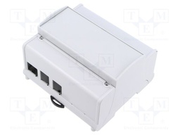 Enclosure: for computer; grey; 101mm; for DIN rail mounting