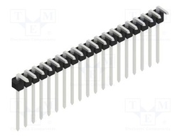 Connector: pin strips; pin header; male; PIN: 19; 2.54mm; THT; 1x19