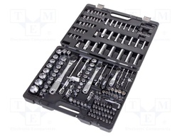 Wrenches set; 6-angles,socket spanner; Mounting: 1/2",1/4",3/8"