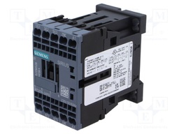 Contactor: 3-pole; NO x3; Auxiliary contacts: NC; 230VAC; 9A; 3RT20