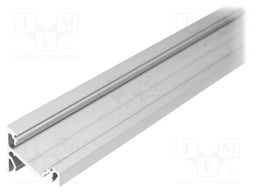 Profiles for LED modules; angular; natural; L: 1m; aluminium