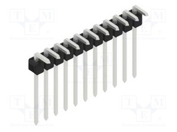 Connector: pin strips; pin header; male; PIN: 11; 2.54mm; THT; 1x11