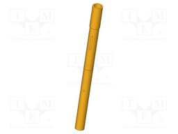 Test probe socket; Contact plating: gold-plated; push-in; KS-215