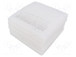 Fan accessories: filter; fans; Thk: 12mm; 5pcs.