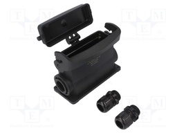 Enclosure: for rectangular connectors; Han Eco B; size 24B; M25