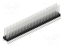 Connector: pin strips; pin header; male; PIN: 72; 1.27mm; SMT; 2x36