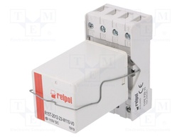 Relay: interface; DPDT; Ucoil: 110VDC; 10A; 10A/250VAC; 10A/24VDC