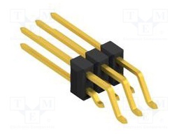 Connector: pin strips; pin header; male; PIN: 6; 2.54mm; SMT; 2x3