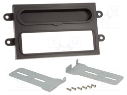 Radio frame; Renault; 1 DIN; black