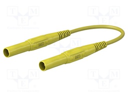 Test lead; 19A; 4mm banana plug-4mm banana plug; insulated