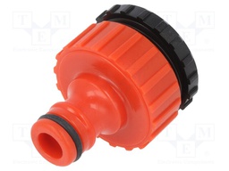 Tap connector; ABS; Size: 1",3/4"