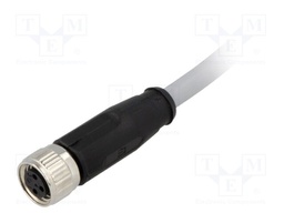 Connector: M8; female; PIN: 3; straight; with lead; plug; 2m; PVC