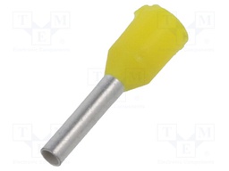 Tip: bootlace ferrule; 1mm2; crimped; for cable; insulated; tinned