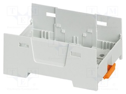 Enclosure base; grey; UL94V-0; EH 52,5 F; for DIN rail mounting
