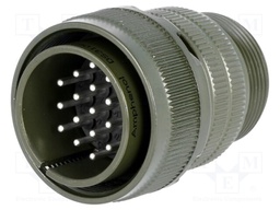 Connector: circular; Series: DS/MS; plug; male; PIN: 19; for cable