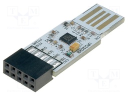 Module: USB; SPI; USB A,pin strips; 4Mbps; 2.54mm; Comp: FT220X